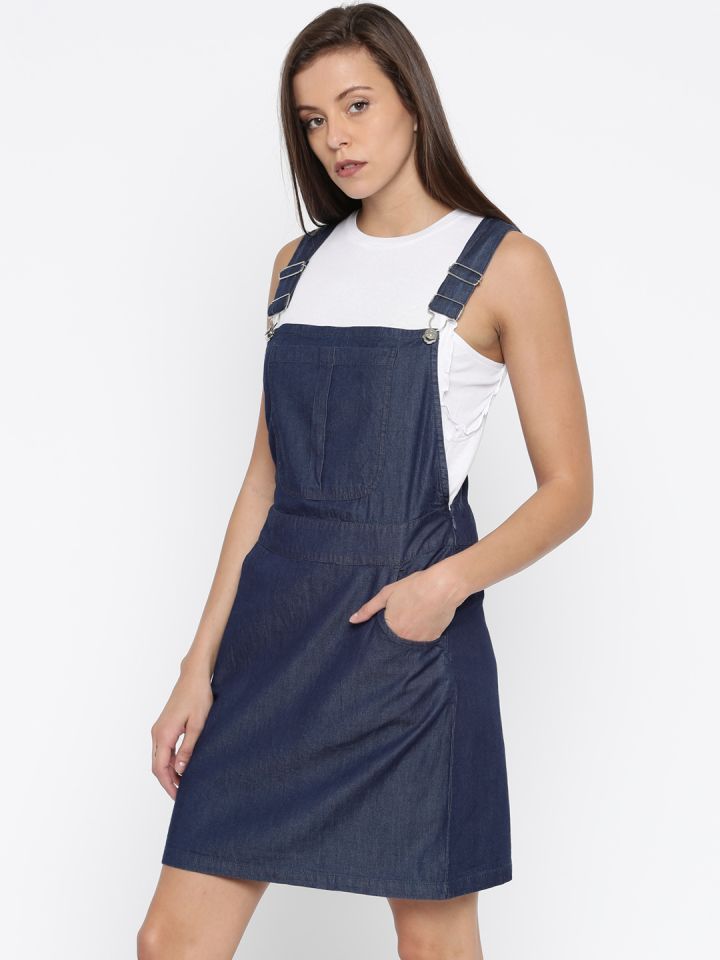 Pinafore top dress myntra