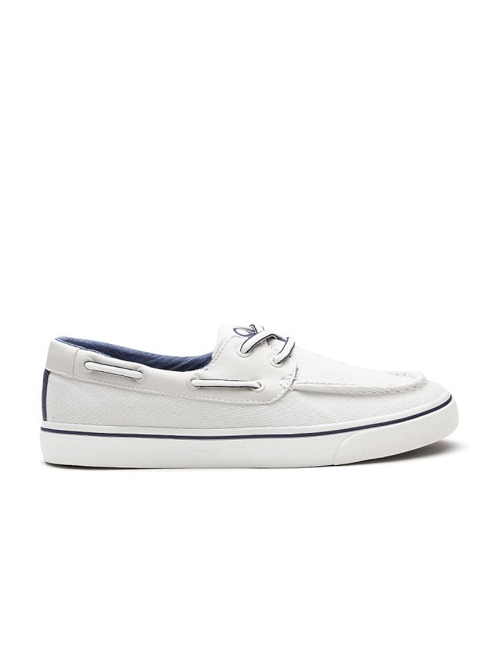 Off white boat shoes hot sale