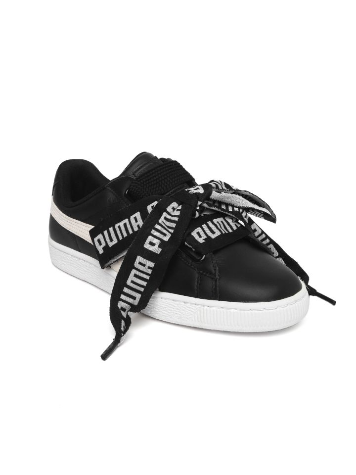 Puma basket heart leather hot sale