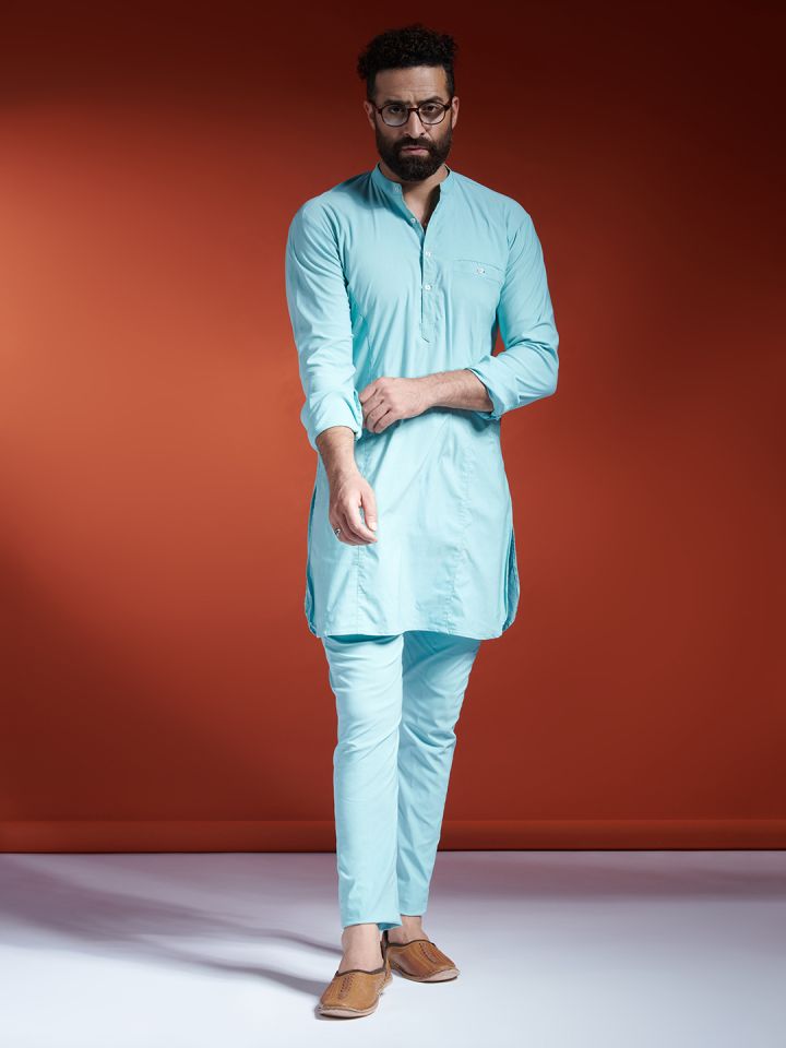 Mr outlet button kurta