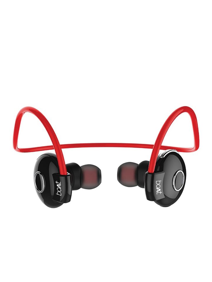 boAt Black Red Rockerz 210 Wireless In Ear Headphones