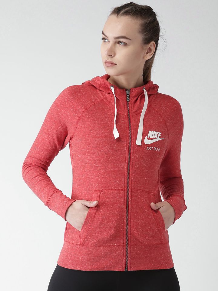 womens nike red jacket