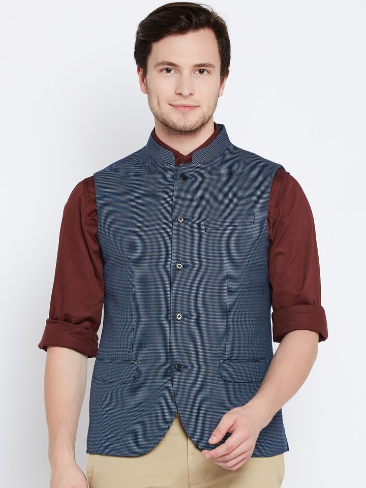Slim fit nehru jacket store