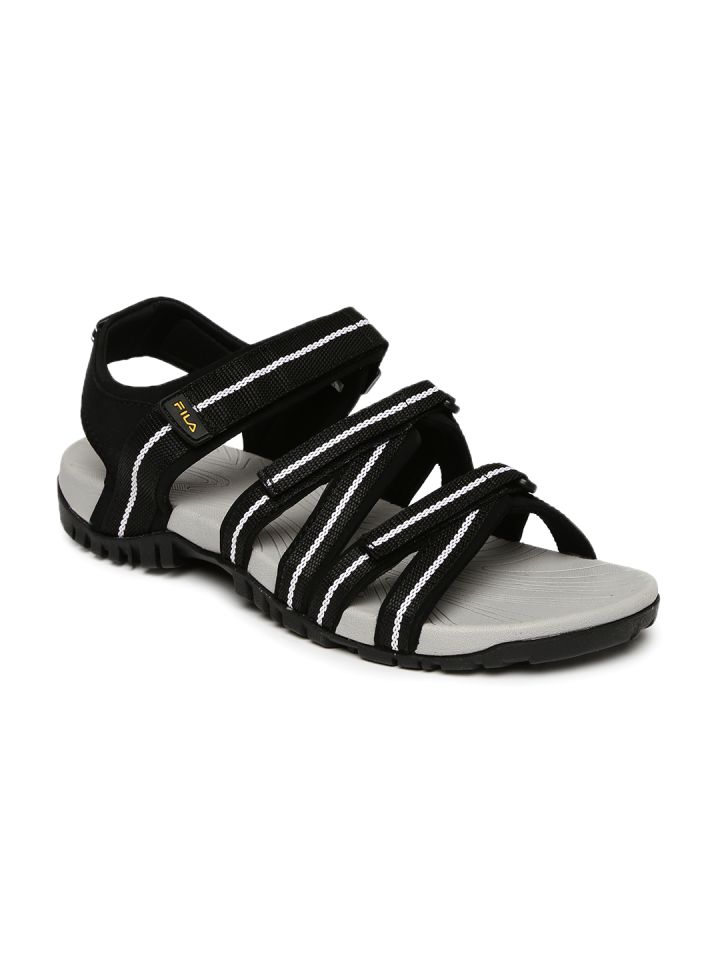 FILA Men Black Grey GABOR III Sports Sandals