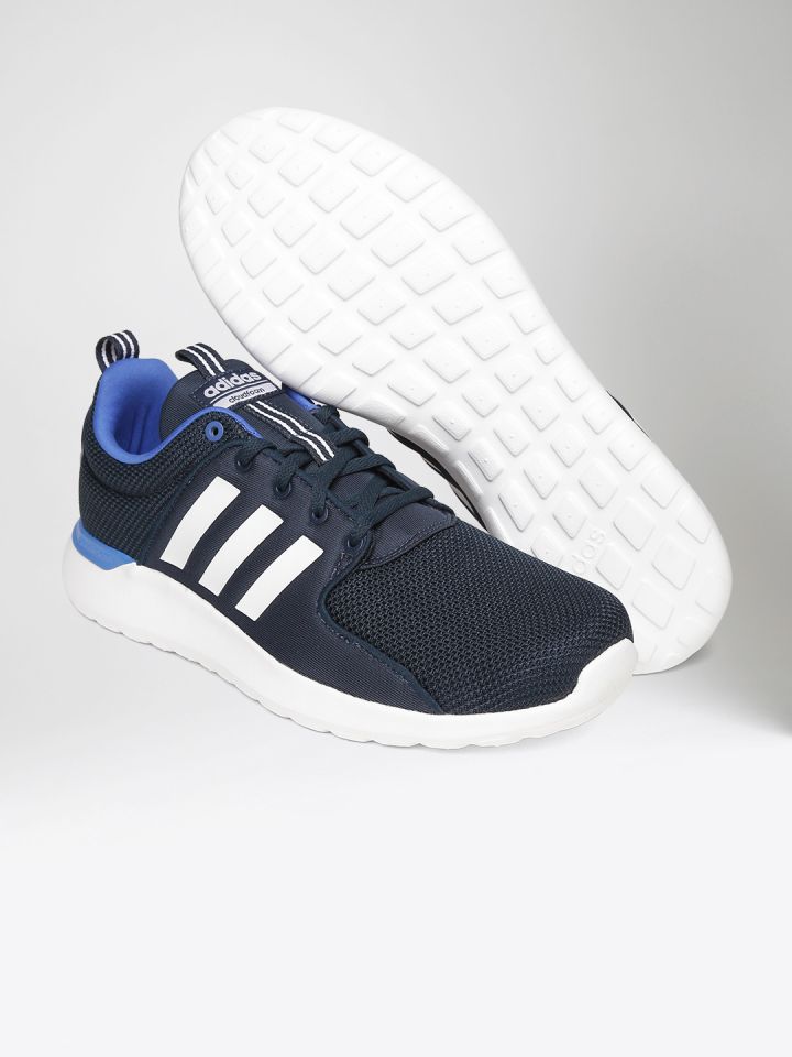Buy ADIDAS NEO Men Navy Blue CloudFoam LITE Racer Sneakers