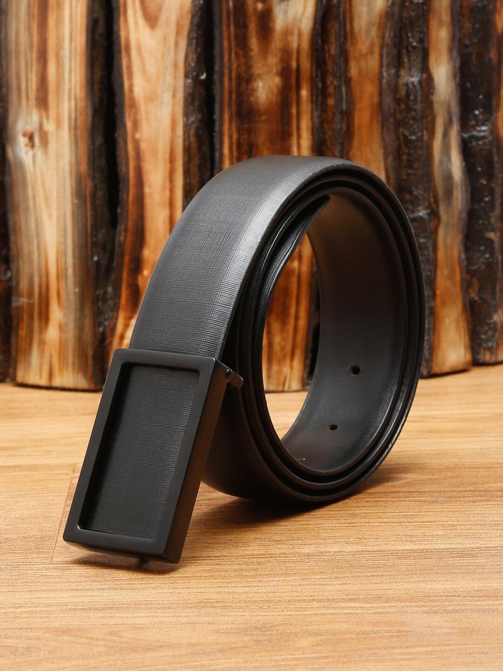 Buy LOUIS STITCH Men Black Leather Formal Belt - Belts for Men 20459896