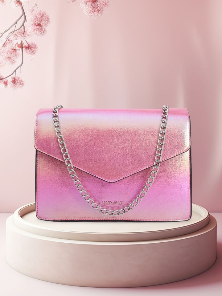 Buy Allen Solly Rose Glossy Sling Bag Handbags for Women