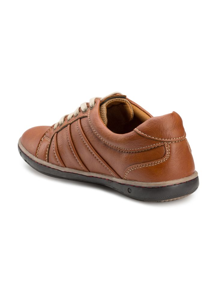 Buy Escaro Men Tan Brown Sneakers Casual Shoes for Men 2047215