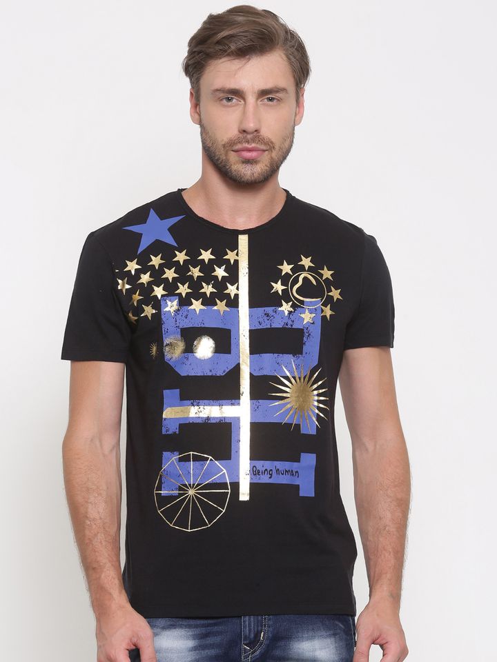 Printed Round Neck Pure Cotton 
