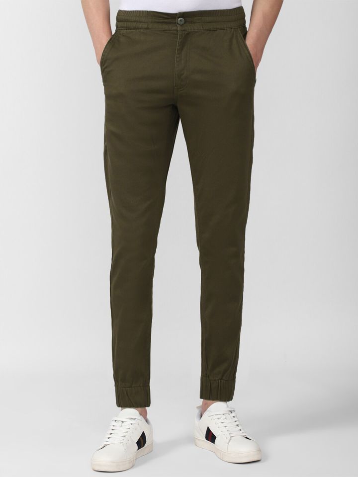 Vans pants mens olive hotsell
