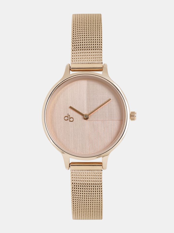 DressBerry Women Rose Gold Toned Analogue Watch MFB PN WTH 5950L