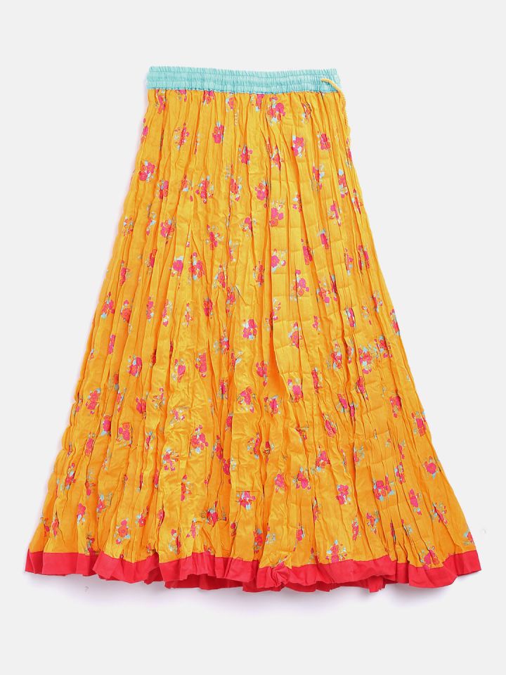 Biba multicoloured printed maxi flared skirt best sale