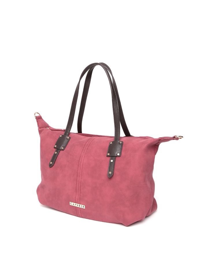 Caprese pink solid shoulder bag cheap