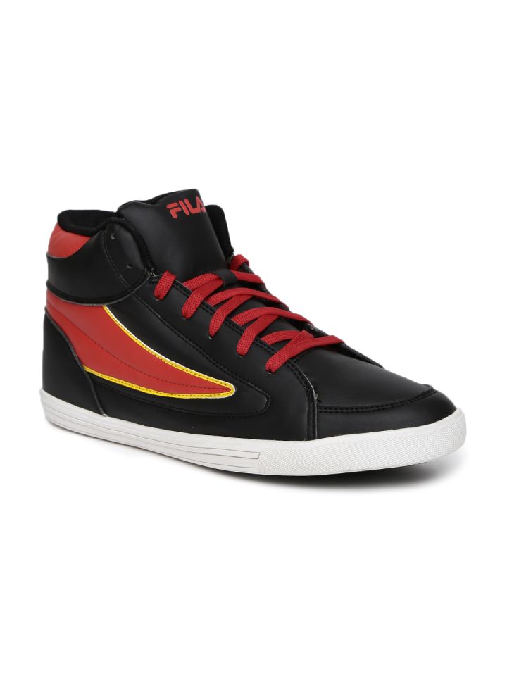 Fila men 2024 black casual shoes