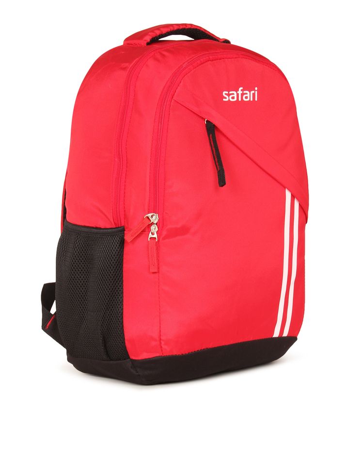 safari red backpack