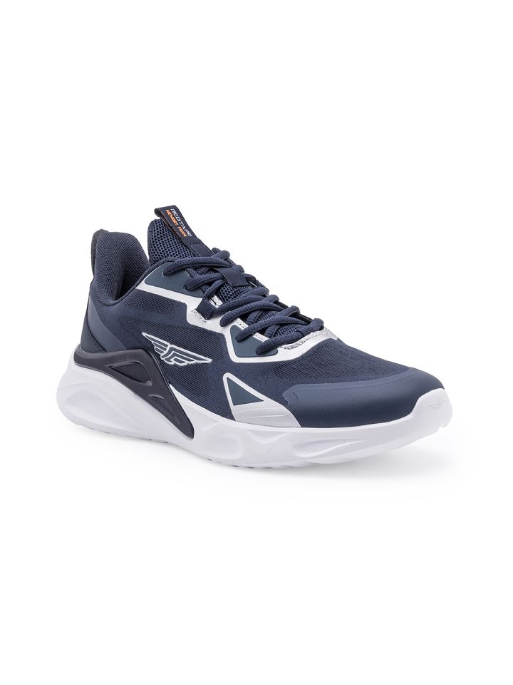 Red tape men navy blue walking shoes on sale