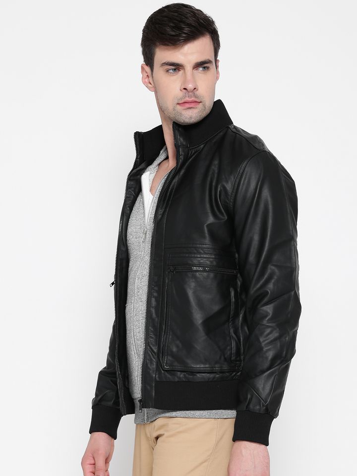 Forever 21 mens black jacket Clearance