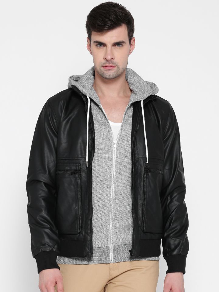Forever 21 mens black jacket top