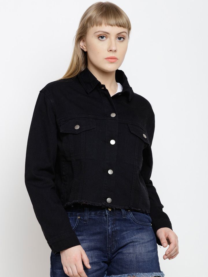 black denim jacket womens forever 21