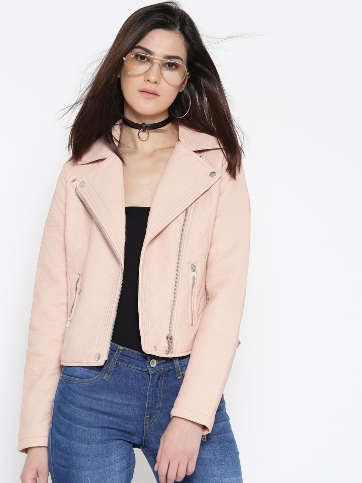 Peach suede jacket online