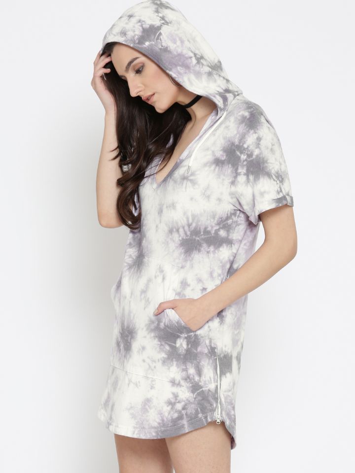 Hooded dress forever online 21