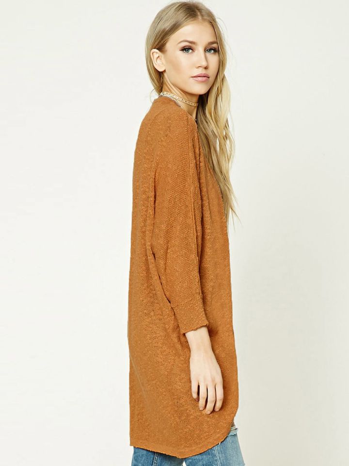 Mustard cardigan forever 21 store