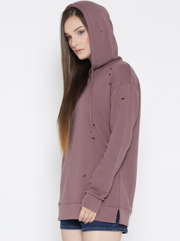 Mauve sweatshirt womens clearance