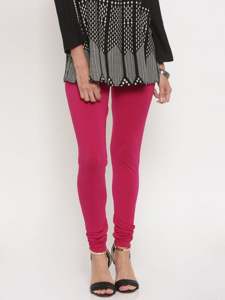 Buy Global Desi Pink Churidar Leggings Churidar for Women 2061899 Myntra