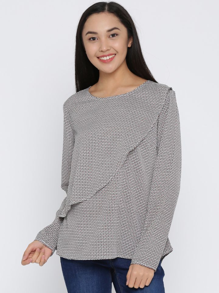 Annabelle By Pantaloons Grey Tops - Buy Annabelle By Pantaloons