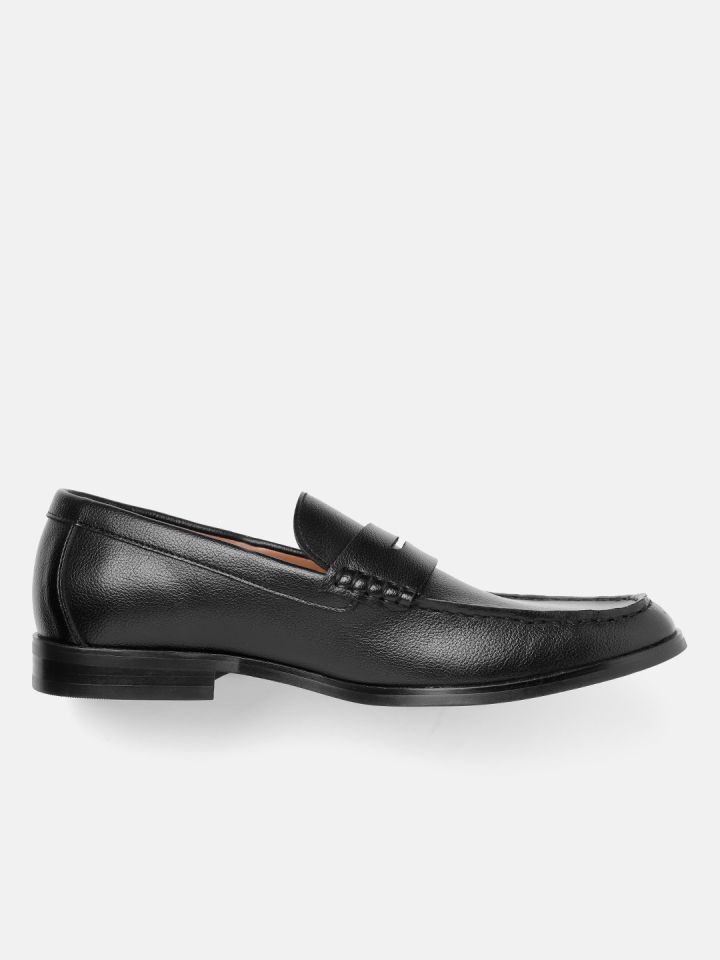 Buy Louis Philippe Men Leather Penny Loafers Formal Shoes for