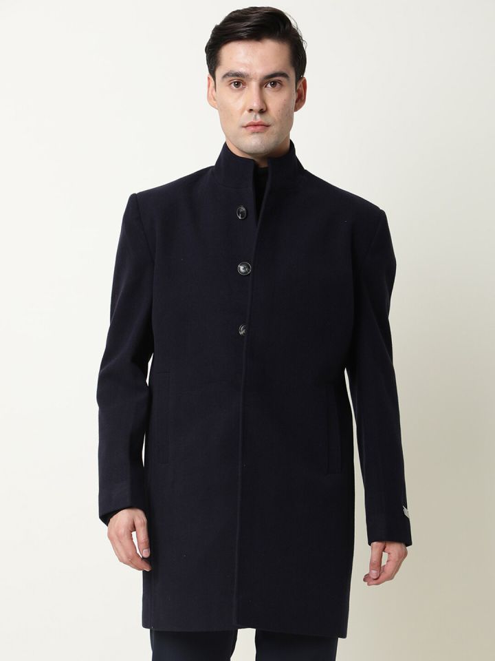 Overcoat navy blue new arrivals
