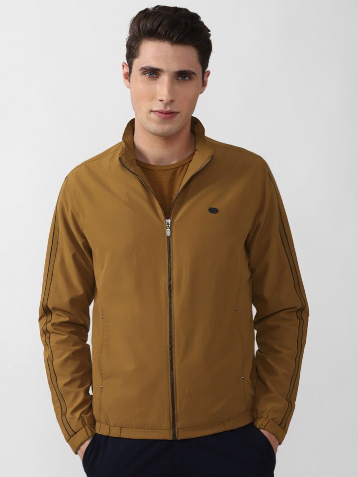 Buy Peter England Casuals Men Brown Tailored Jacket Jackets for