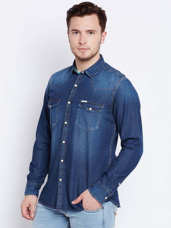 Myntra denim shirts