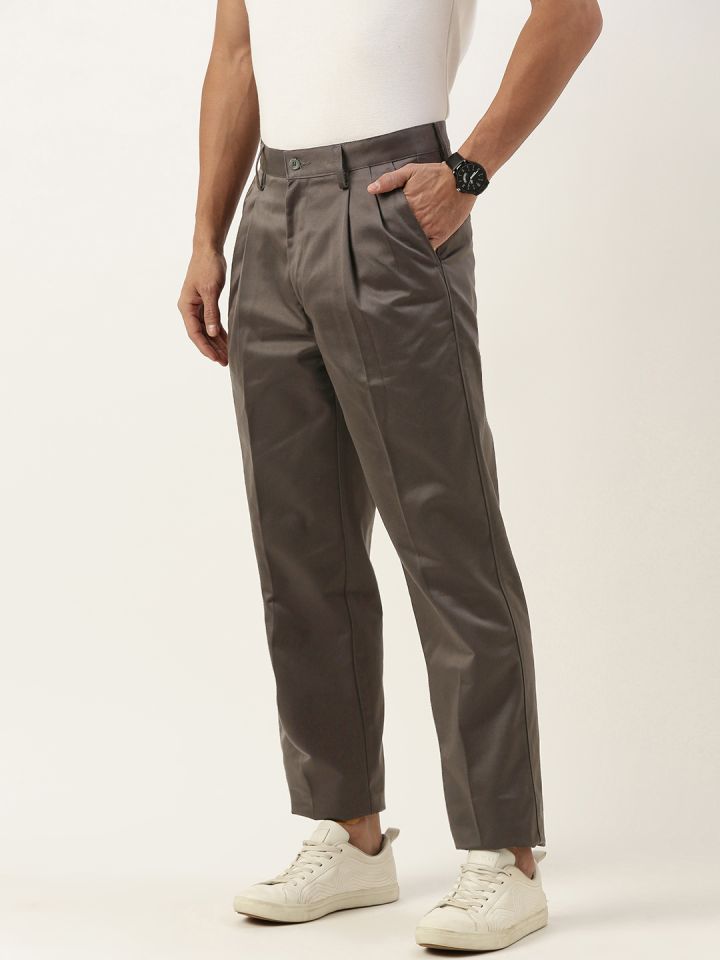 Pleated casual shop men's pants
