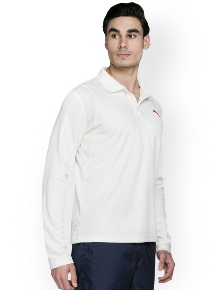 Puma cricket on sale white dress
