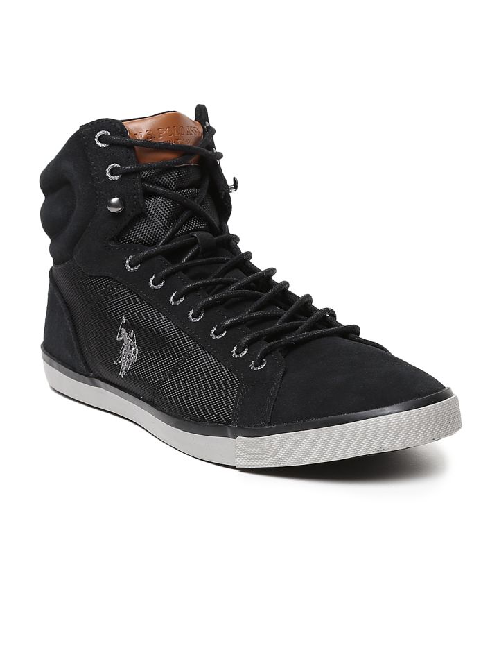 us polo high top sneakers