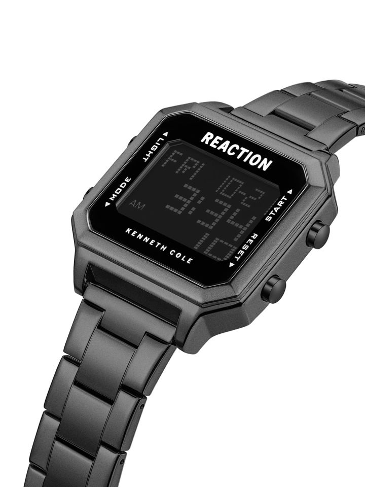 Buy REACTION KENNETH COLE Unisex Black Dial Black Straps Digital