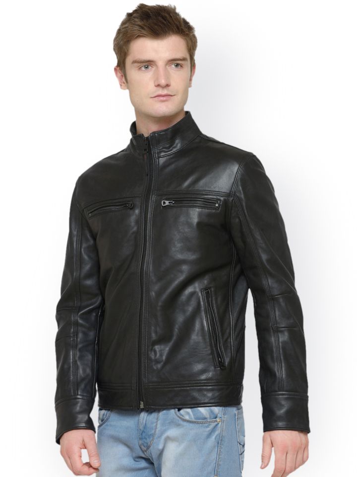 Teakwood leather jackets myntra top