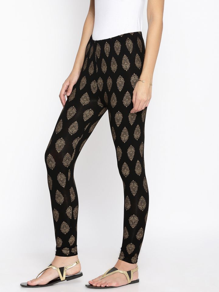 Printed jeggings new arrivals myntra