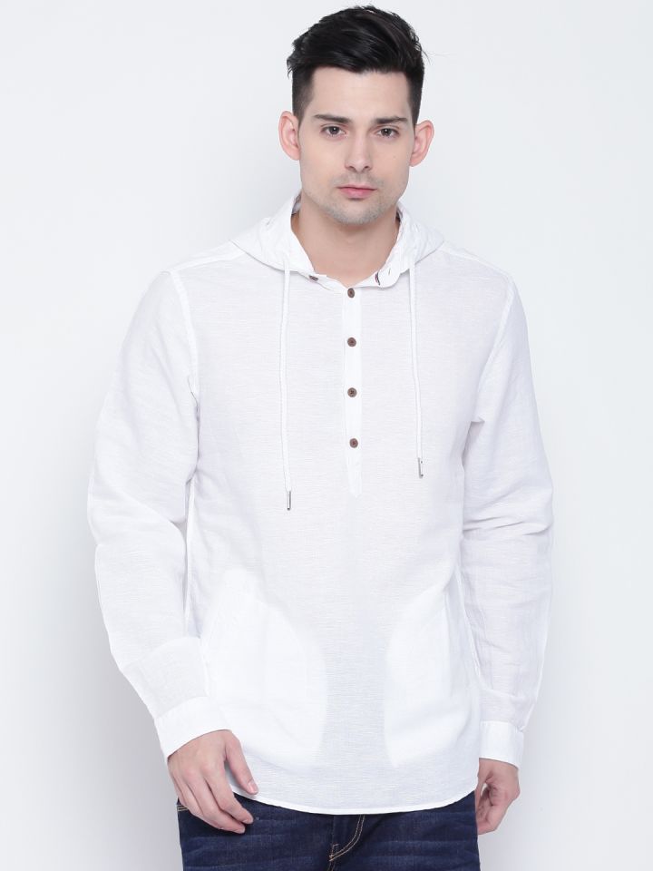 Lee cooper hooded shirt top
