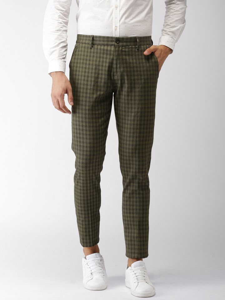 Buy INVICTUS Men Olive Green \u0026 Grey 