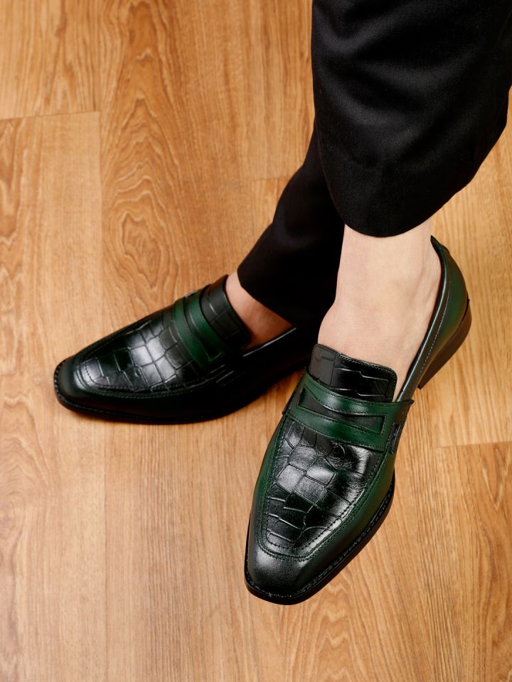 Mens green oxford best sale shoes