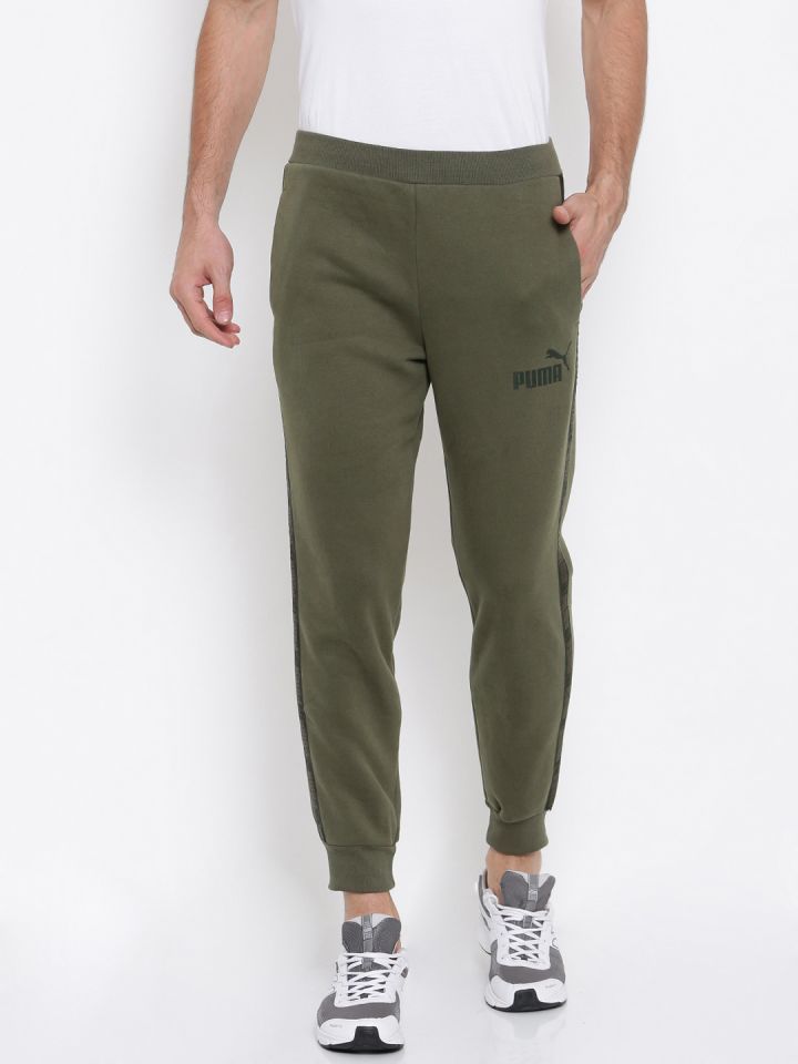 Puma olive discount green joggers
