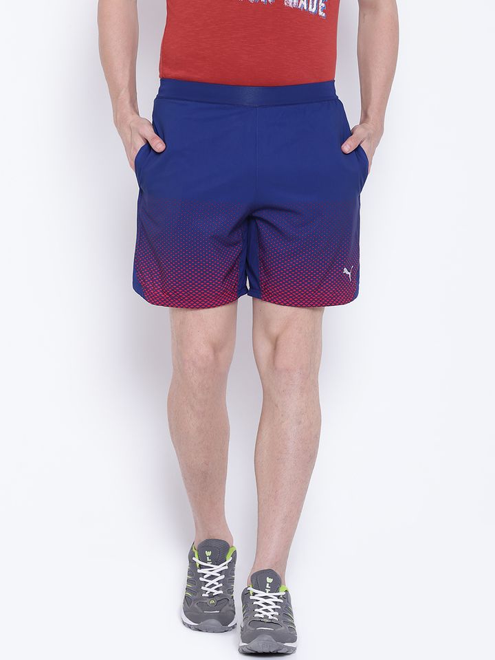 navy blue puma shorts