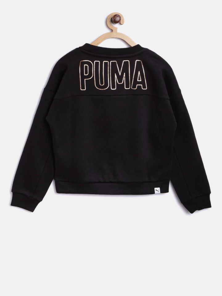 Puma girls' core deals crop hoodie junior