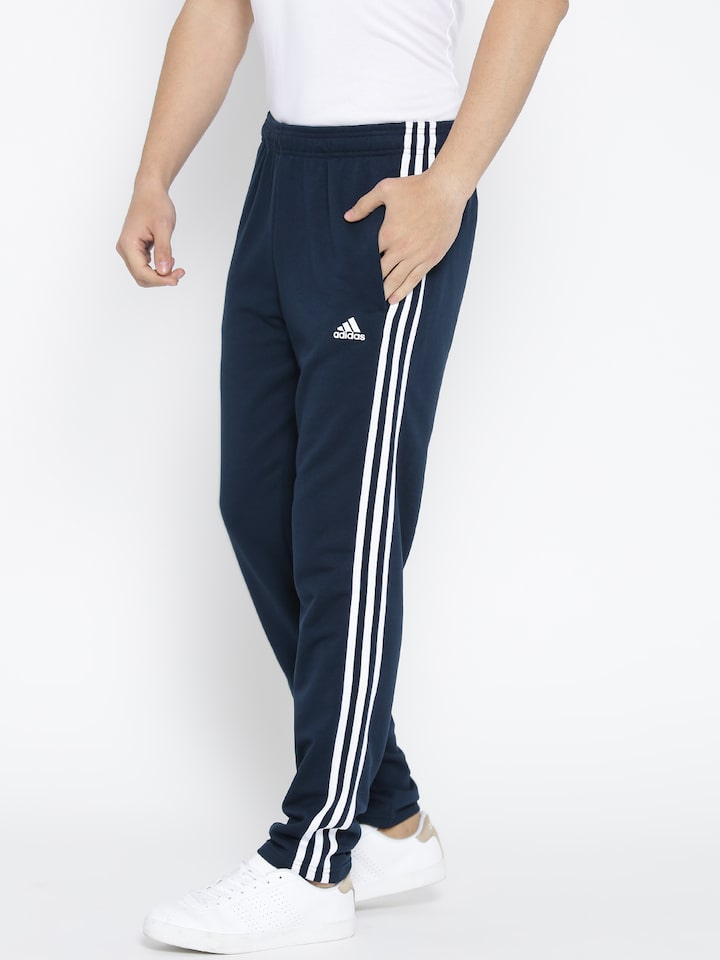 adidas navy track pants