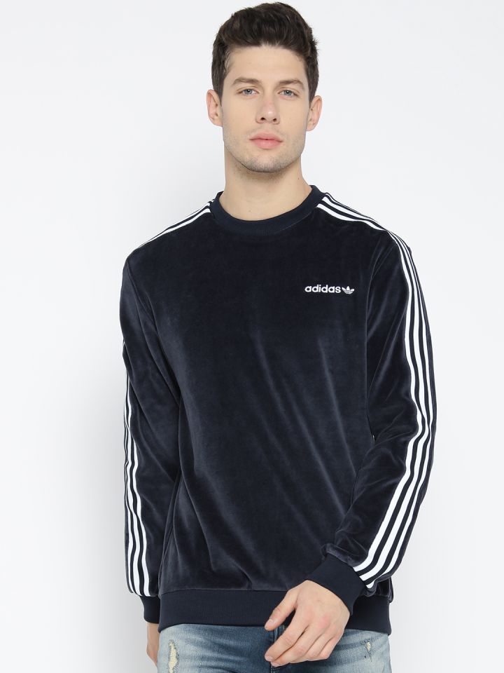 Mens adidas velour hoodie hot sale