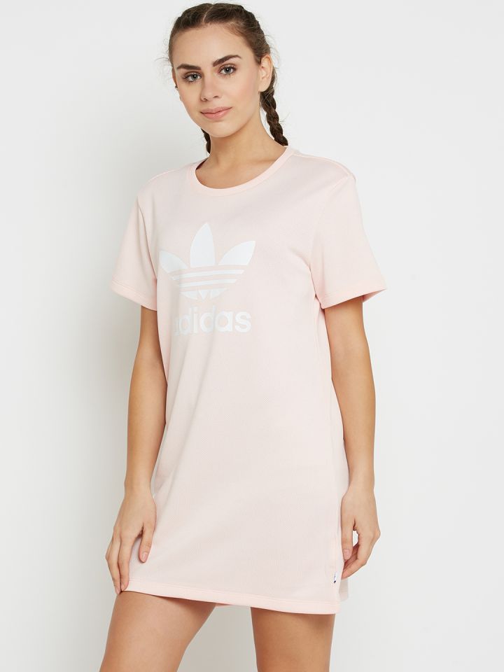 Peach adidas dress new arrivals