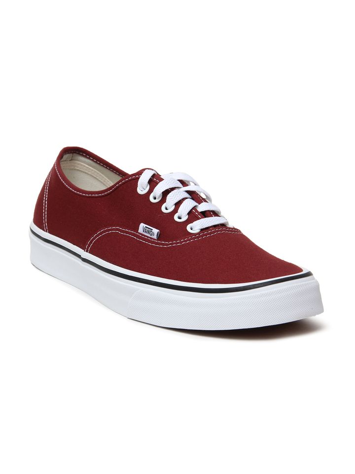 authentic vans maroon