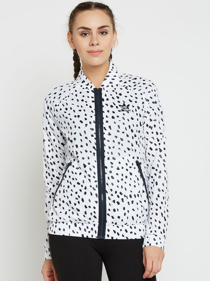 Adidas polka dot bomber jacket hotsell
